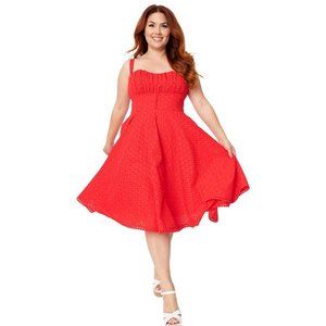 Timeless London Valerie Red Anglaise Dress